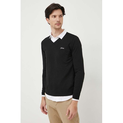 Sweter męski czarny Guess