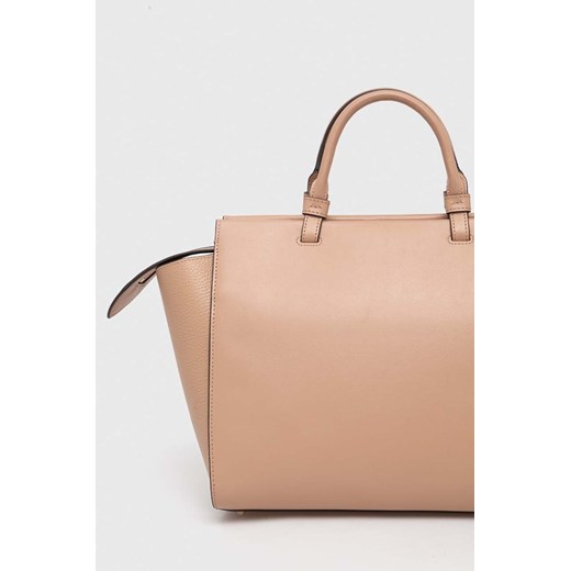 Furla torebka skórzana kolor różowy Furla ONE ANSWEAR.com