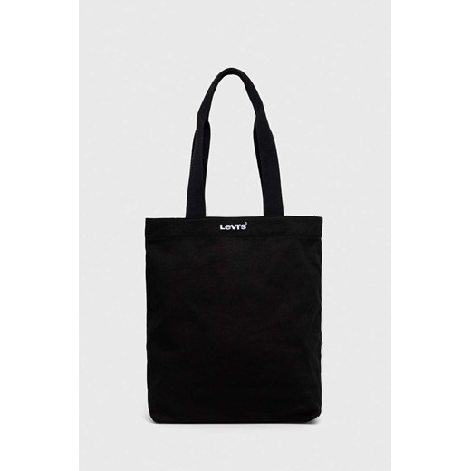 Shopper bag Levi's matowa na ramię mieszcząca a6