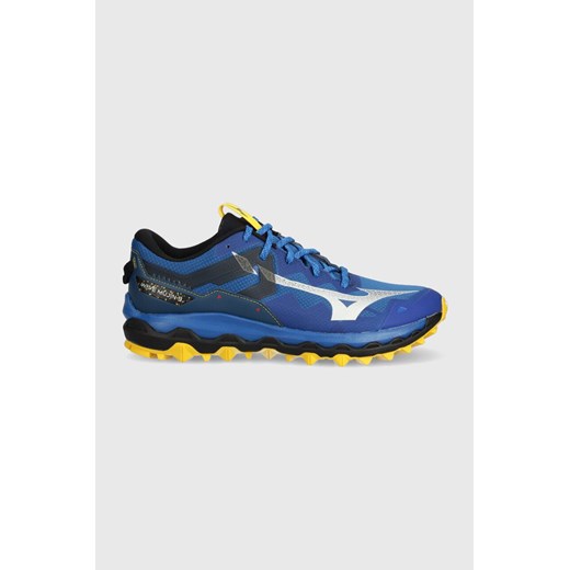 Mizuno buty Wave Mujin 9 męskie kolor niebieski ze sklepu ANSWEAR.com w kategorii Buty trekkingowe męskie - zdjęcie 163405255