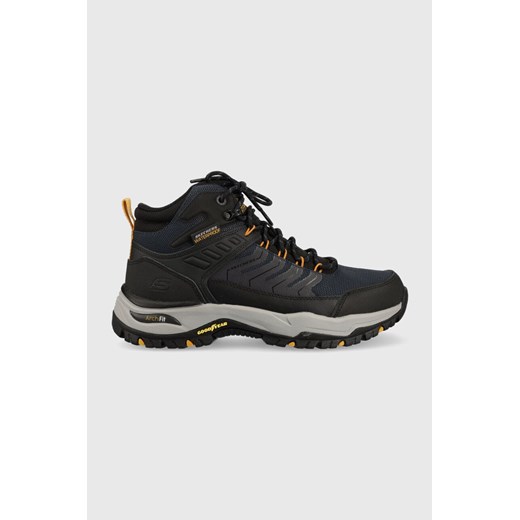 Skechers buty Arch Fit Dawson Raveno męskie kolor granatowy ze sklepu ANSWEAR.com w kategorii Buty trekkingowe męskie - zdjęcie 163405727