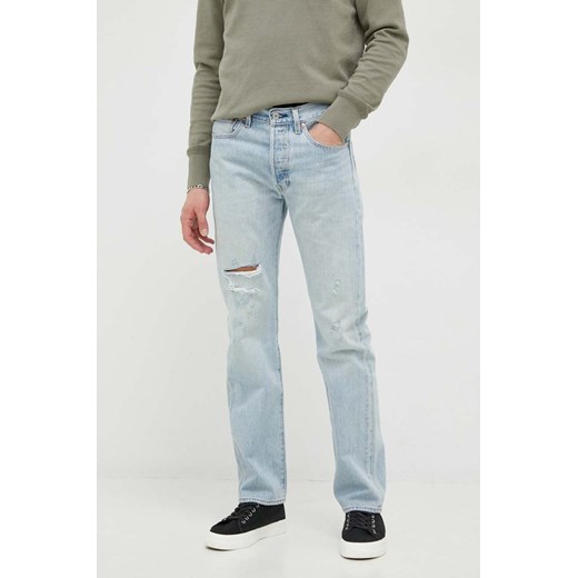 Levi&apos;s jeansy 501 męskie ze sklepu ANSWEAR.com w kategorii Jeansy męskie - zdjęcie 163406758