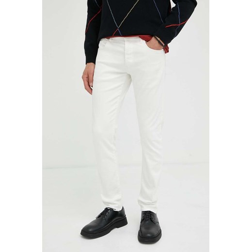 G-Star Raw jeansy 3301 męskie kolor biały 32/34 ANSWEAR.com