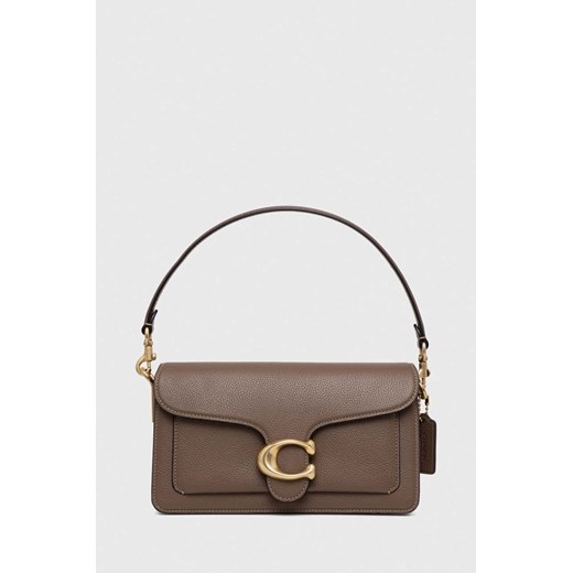 Coach torebka skórzana Tabby Shoulder Bag 26 Refresh kolor brązowy Coach ONE ANSWEAR.com