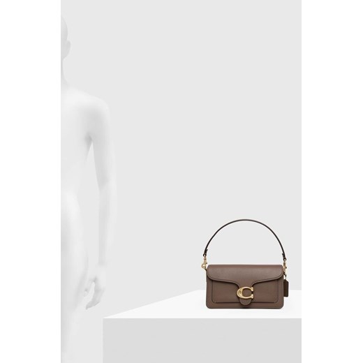 Coach torebka skórzana Tabby Shoulder Bag 26 Refresh kolor brązowy Coach ONE ANSWEAR.com