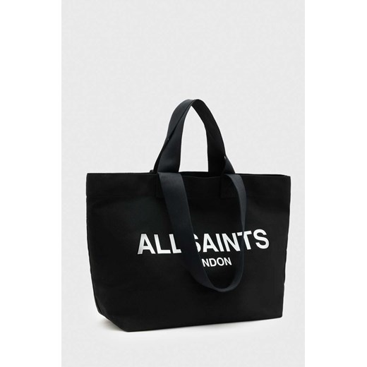 AllSaints torebka ALI CANVAS TOTE kolor czarny WB551Y ONE ANSWEAR.com
