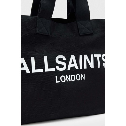 AllSaints torebka ALI CANVAS TOTE kolor czarny WB551Y ONE ANSWEAR.com