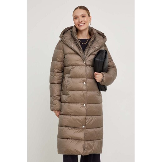 Answear Lab kurtka damska kolor beżowy zimowa ze sklepu ANSWEAR.com w kategorii Kurtki damskie - zdjęcie 163414476