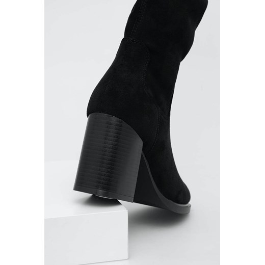 Kozaki damskie Answear Lab na zamek za kolano eleganckie