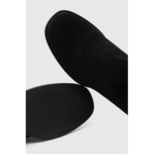 Kozaki damskie Answear Lab za kolano na zamek eleganckie