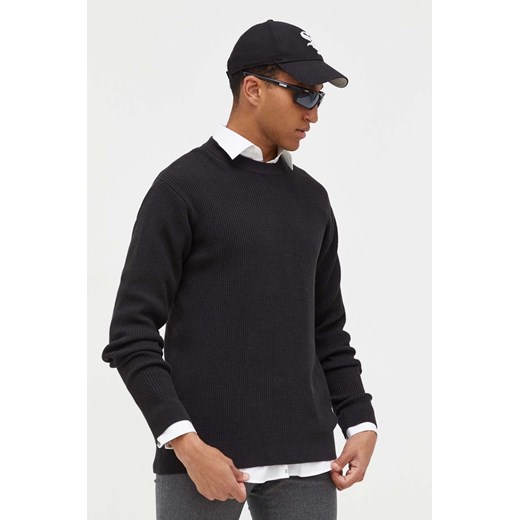 Solid sweter męski kolor czarny ze sklepu ANSWEAR.com w kategorii Swetry męskie - zdjęcie 163419105