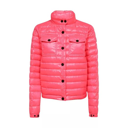 Kurtka damska Moncler bez kaptura casual krótka z haftem