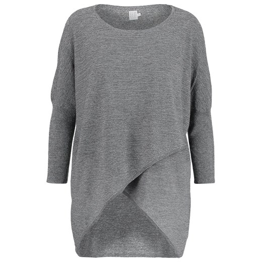 Saint Tropez Sweter silver zalando szary długie