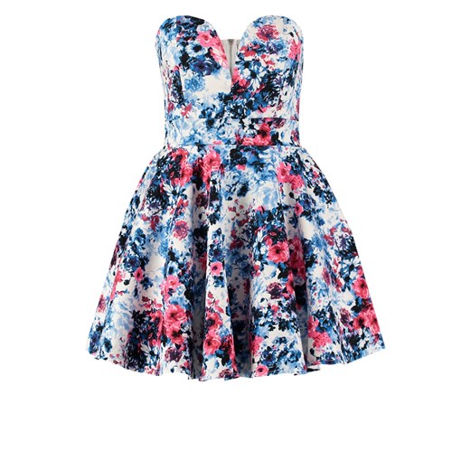 TFNC GERI Sukienka letnia multi zalando niebieski abstrakcyjne wzory
