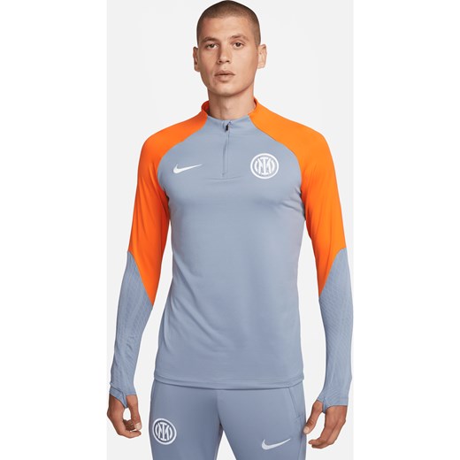Męska treningowa koszulka piłkarska z dzianiny Nike Dri-FIT Inter Mediolan Strike (wersja trzecia) - Niebieski ze sklepu Nike poland w kategorii T-shirty męskie - zdjęcie 163429085