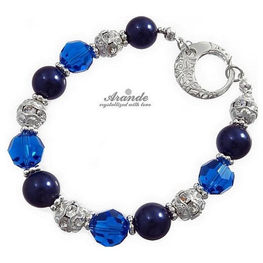 Nowe Kryształy Piękna Bransoletka Crystal Blue One Size 111ara111nde