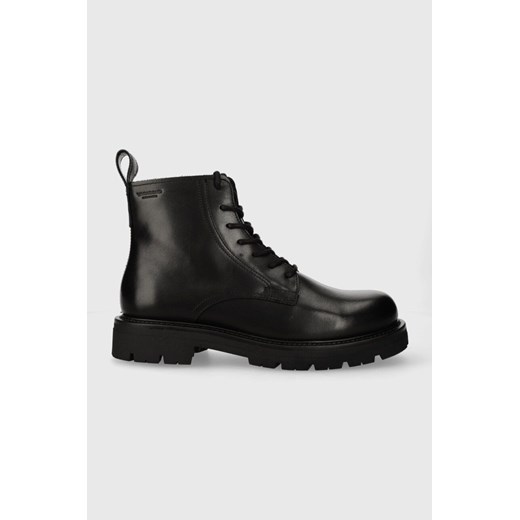 Vagabond Shoemakers trapery skórzane CAMERON męskie kolor czarny 5675.301.20 ze sklepu ANSWEAR.com w kategorii Buty zimowe męskie - zdjęcie 163445975