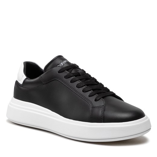 Sneakersy Calvin Klein Low Top Lace Up HM0HM00292 Black/White 0GM Calvin Klein 41 eobuwie.pl