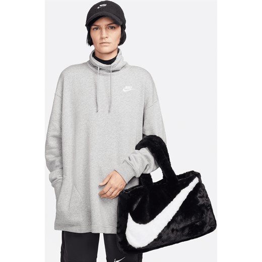 Torba ze sztucznego futra Nike Sportswear (10 l) - Czerń ze sklepu Nike poland w kategorii Torby sportowe - zdjęcie 163460238