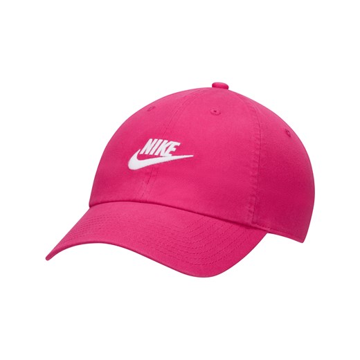 Czapka z efektem sprania Futura Nike Club - Różowy ze sklepu Nike poland w kategorii Czapki z daszkiem męskie - zdjęcie 163460366