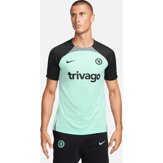 Męska dzianinowa koszulka piłkarska z krótkim rękawem Nike Dri-FIT Chelsea F.C. Nike XL Nike poland