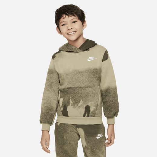 Bluza z kapturem dla dużych dzieci Nike Sportswear Club Fleece - Zieleń Nike L Nike poland