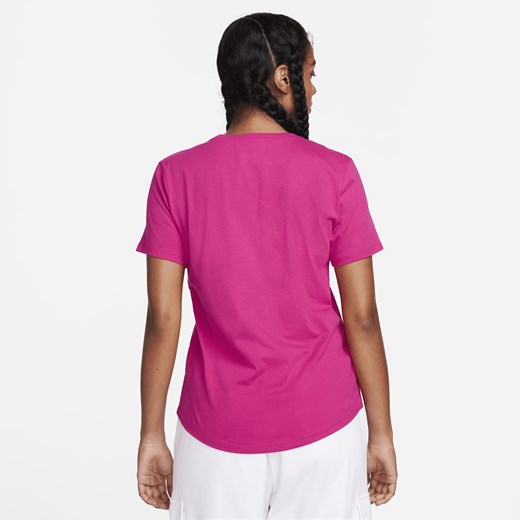 Damski T-shirt z logo Nike Sportswear Essentials - Różowy Nike XL Nike poland