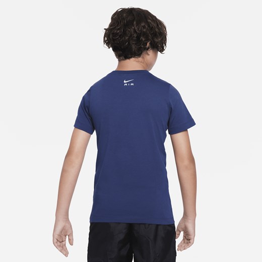 T-shirt dla dużych dzieci (chłopców) Nike Air - Niebieski Nike M Nike poland