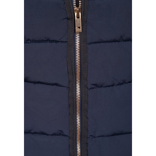 Benetton Kurtka zimowa dark navy zalando szary długie