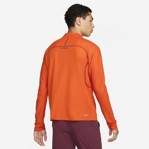 Męska koszulka z długim rękawem do biegania Dri-FIT Nike Trail - Pomarańczowy Nike XXL Nike poland