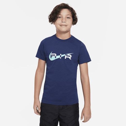 T-shirt dla dużych dzieci (chłopców) Nike Air - Niebieski Nike M Nike poland