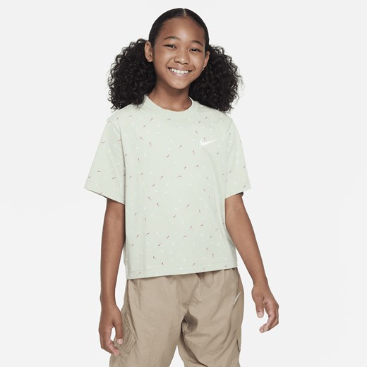 T-shirt dla dużych dzieci (dziewcząt) Nike Sportswear - Zieleń Nike M Nike poland