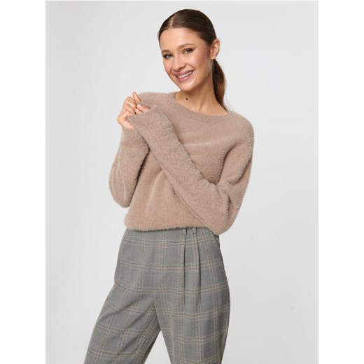 Sweter damski Sinsay z okrągłym dekoltem