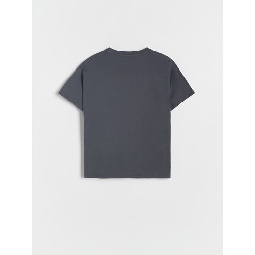 Reserved - T-shirt oversize z napisami - ciemnoszary Reserved 116 (5-6 lat) Reserved