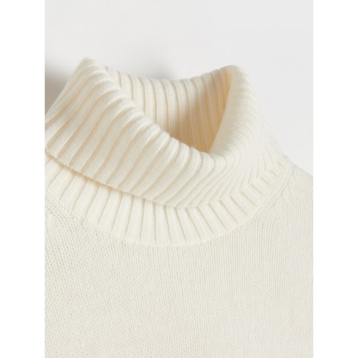 Reserved - Sweter z wełną - złamana biel Reserved M Reserved