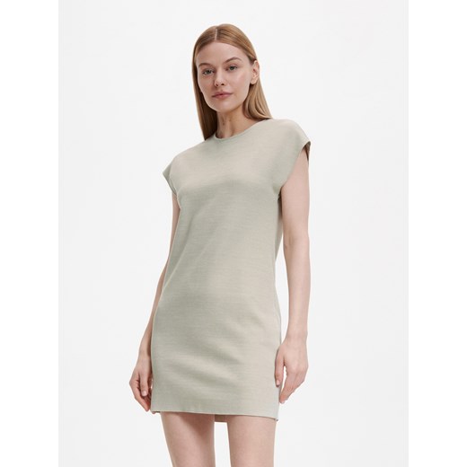 Reserved - Sukienka mini - kremowy ze sklepu Reserved w kategorii Sukienki - zdjęcie 163478019