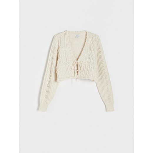 Sweter damski Reserved z dekoltem w serek 
