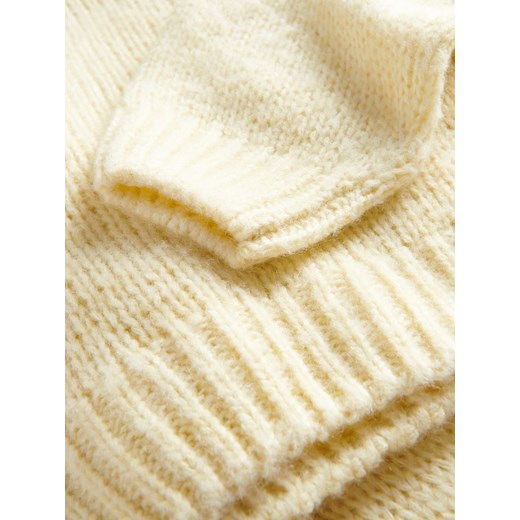 Reserved - Sweter z domieszką wełny - jasnożółty Reserved S Reserved