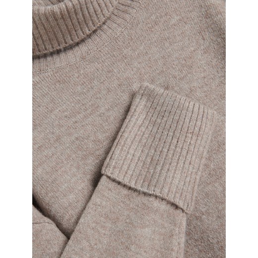 Reserved - Sweter z golfem - brązowy Reserved L Reserved