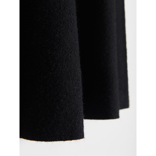 Reserved - Spódnica mini z wiskozą - czarny Reserved M Reserved
