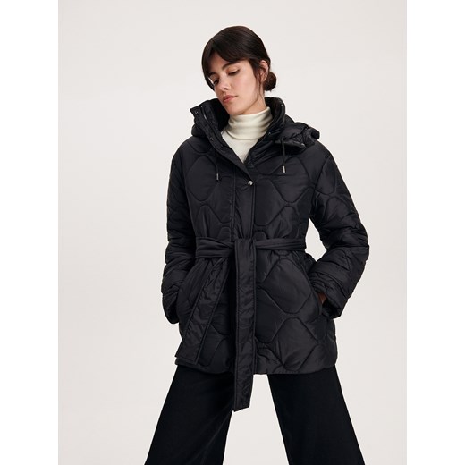Reserved - Pikowana kurtka - czarny ze sklepu Reserved w kategorii Kurtki damskie - zdjęcie 163485938