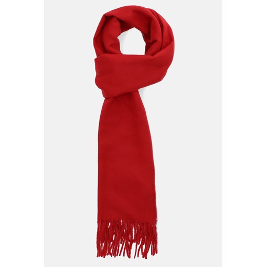 Szal Czerwony Unisex ze sklepu Lancerto S.A. w kategorii Dodatki męskie - zdjęcie 163486956