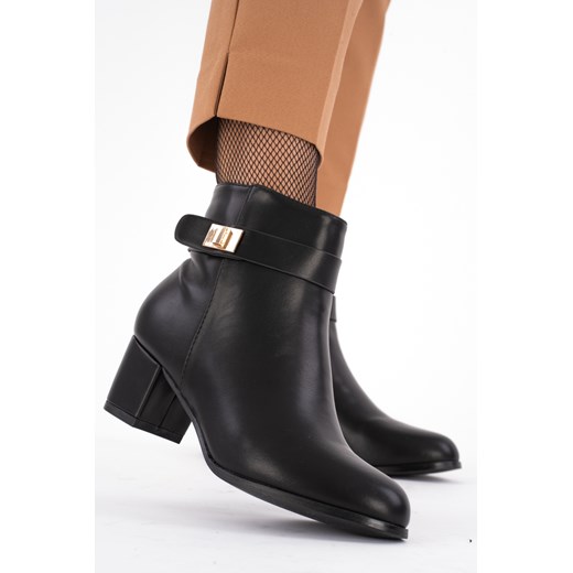Botki Sklep-szpilka24 eleganckie na obcasie