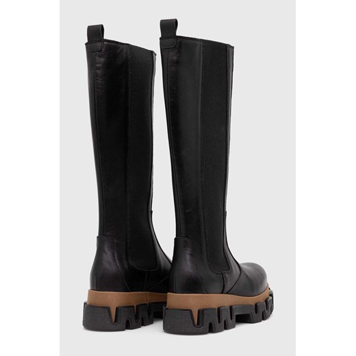 Alohas kozaki skórzane Jagger damskie kolor czarny na platformie S00563.25 Alohas 38 ANSWEAR.com