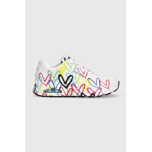 Skechers buty SKECHERS X JGOLDCROWN kolor biały ze sklepu ANSWEAR.com w kategorii Buty sportowe damskie - zdjęcie 163507265