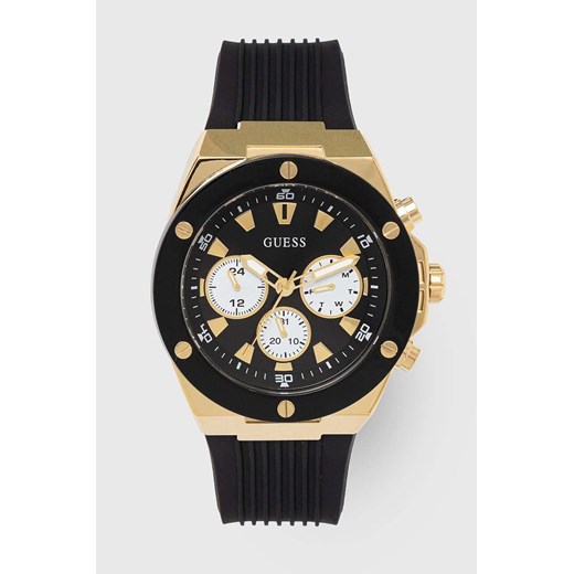 Guess zegarek męski kolor czarny Guess ONE ANSWEAR.com