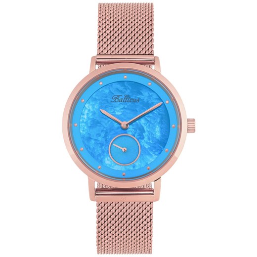 ZEGAREK BALTICUS New Sky Rose Gold Blue Pearl UBL/096 Balticus W.KRUK