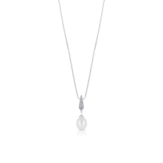 Wisiorek srebrny z perłą wytworny SJP/WP033 W.KRUK