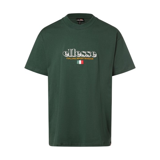 ellesse T-shirt męski Mężczyźni Bawełna jodłowy jednolity ze sklepu vangraaf w kategorii T-shirty męskie - zdjęcie 163527709