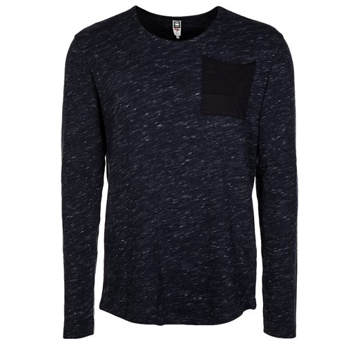 GStar NEOTH Sweter maza blue chalk zalando czarny abstrakcyjne wzory